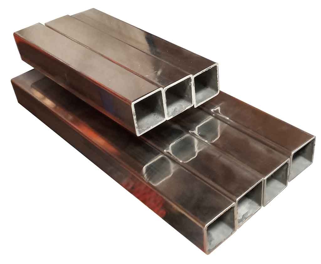 Commentfer - Tubo Cuadrado De Acero Inoxidable, 25 X 25 Mm, Grosor En Mm, 2 Mm, Longitud En Metro, 3 Metros, Secciones En Mm, 25 X 25 Mm